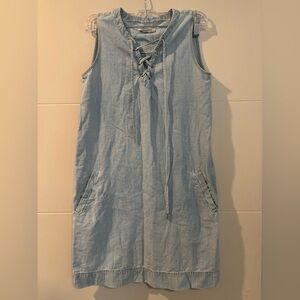Madewell Light Blue Denim Dress